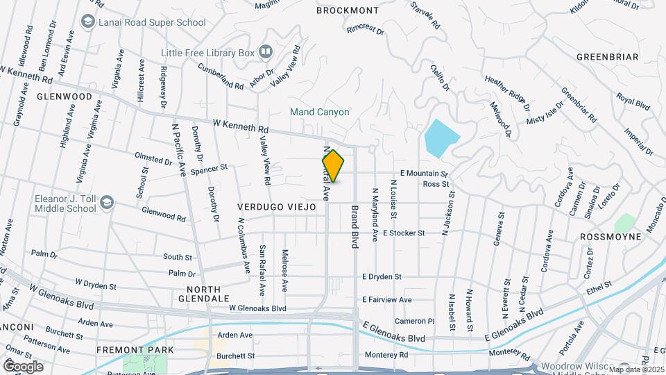 1320 N Central Ave Mapa y Detalles de la Ubicación