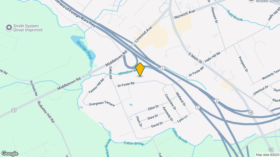 296 Dr Foote Rd Map and Location Details