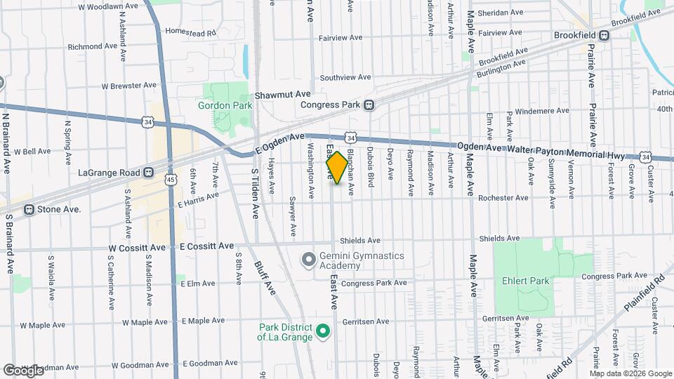 4167 Eberly Ave Map and Location Details