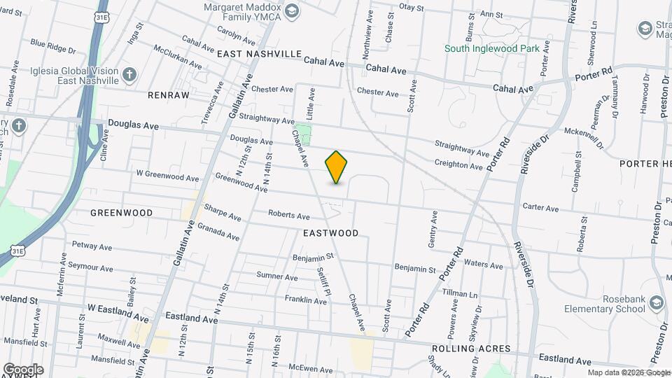 1713 Greenwood Ave Map and Location Details