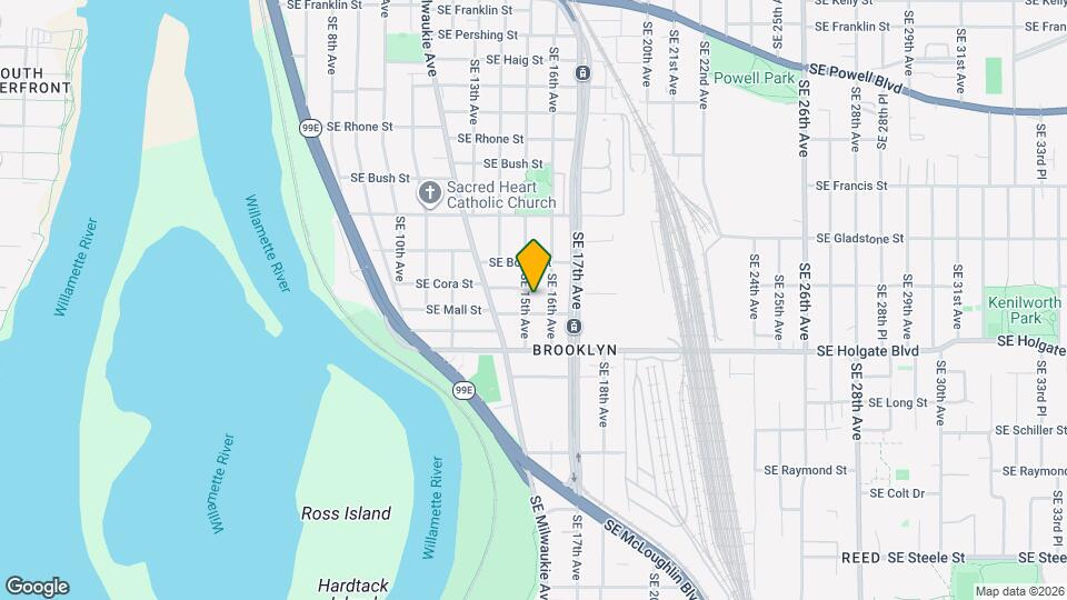 4316 SE 15th Ave Map and Location Details