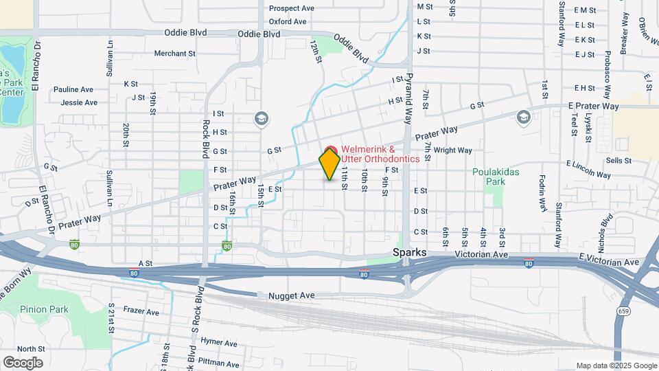 1136 E St Map and Location Details
