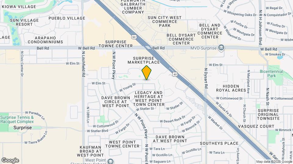 13486 W Young St Mapa y Detalles de la Ubicación