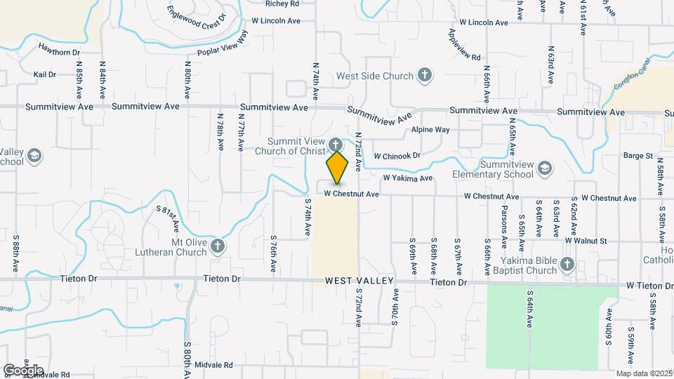 7301 W Chestnut Ave Map and Location Details