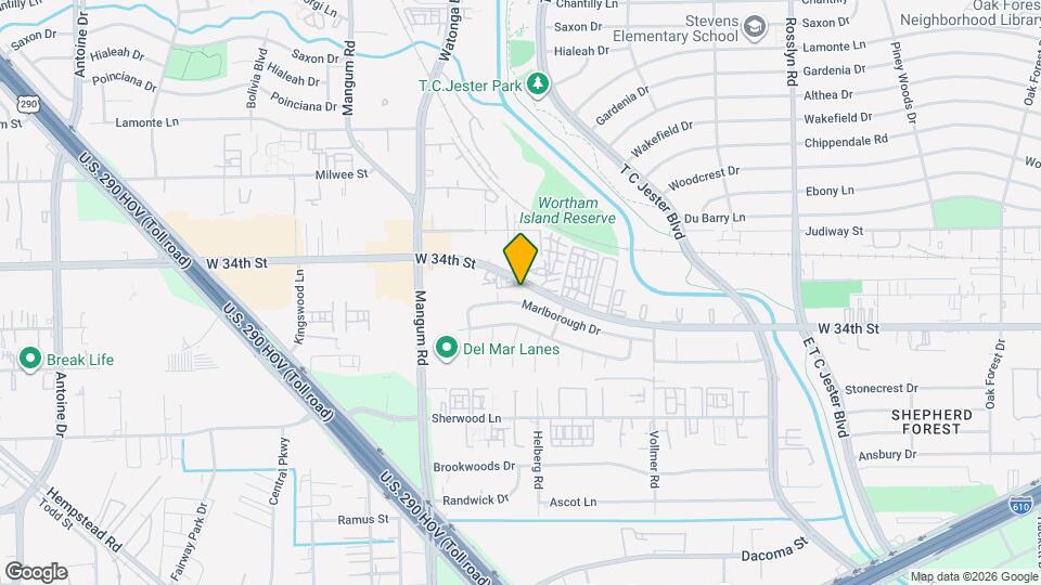 4406 Marlborough Dr Map and Location Details