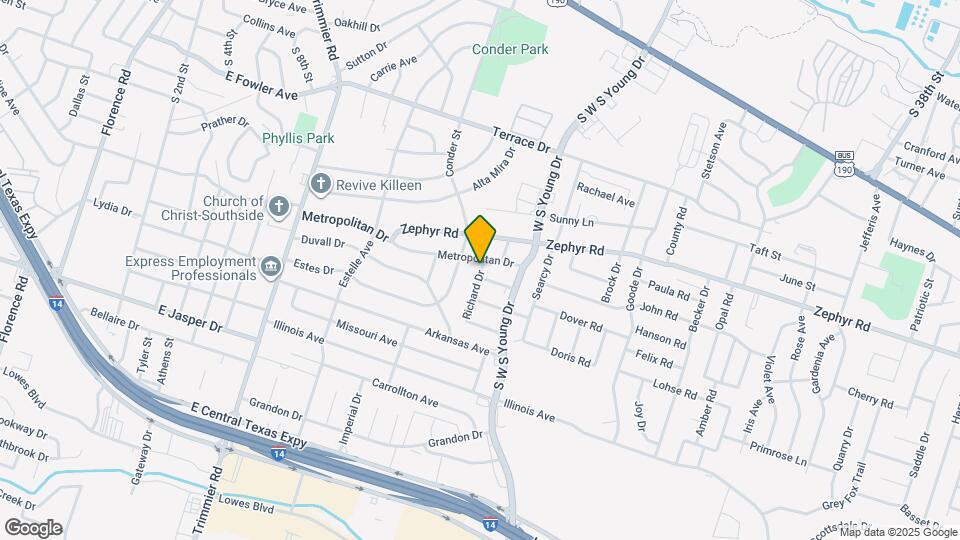 1501 Richard Dr Map and Location Details