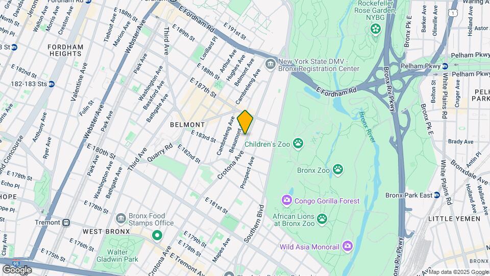 2315 Crotona Ave Map and Location Details