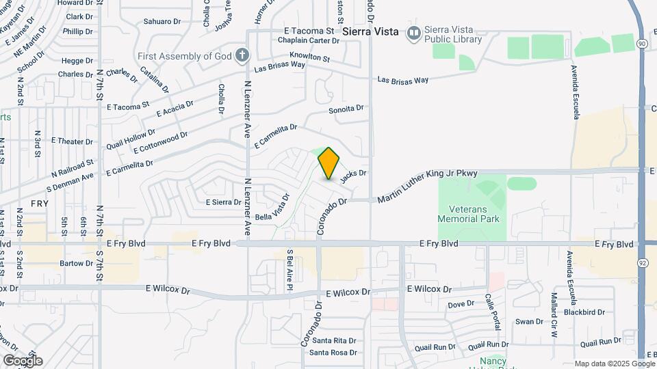 2090 Cascadia Dr Map and Location Details