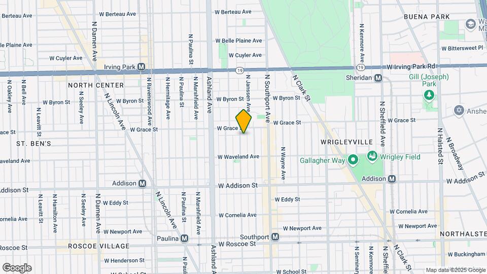 3739 N Greenview Ave Mapa y Detalles de la Ubicación