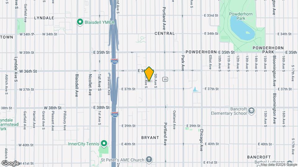 3641 4th Ave S Map and Location Details
