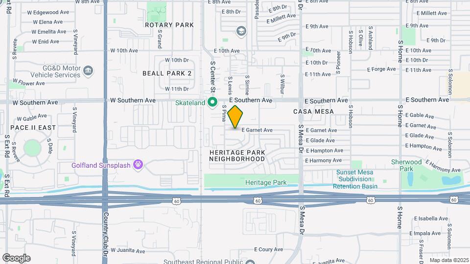 129 E Garnet Ave Map and Location Details