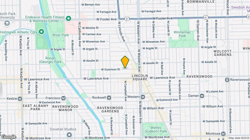 2477 W Gunnison St Map and Location Details
