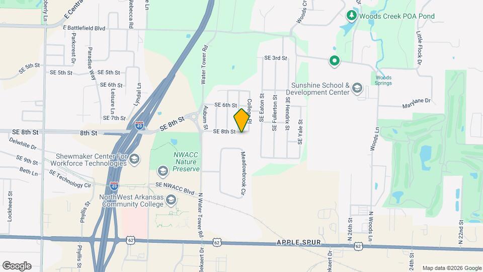 3800 SE 8th St Map and Location Details