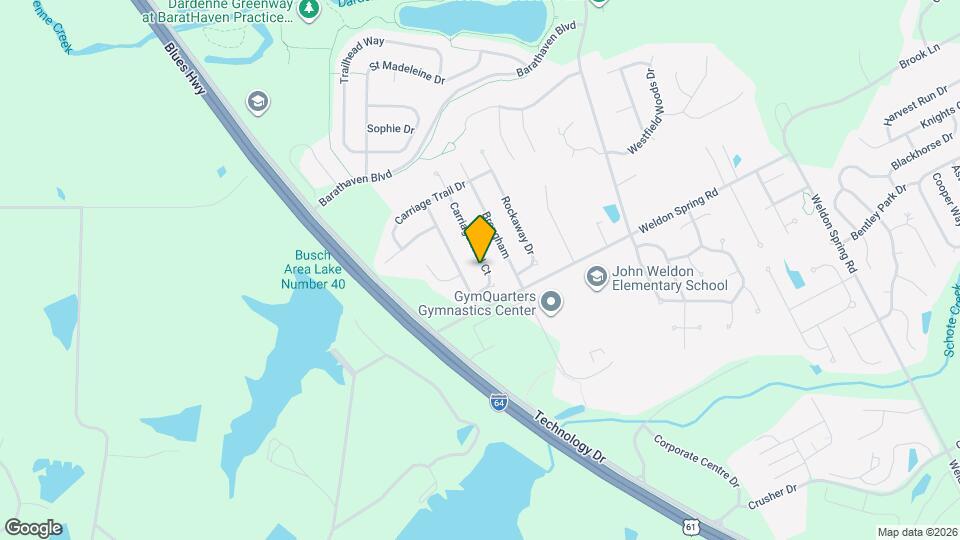 331 Carriage Trail Ct Map and Location Details