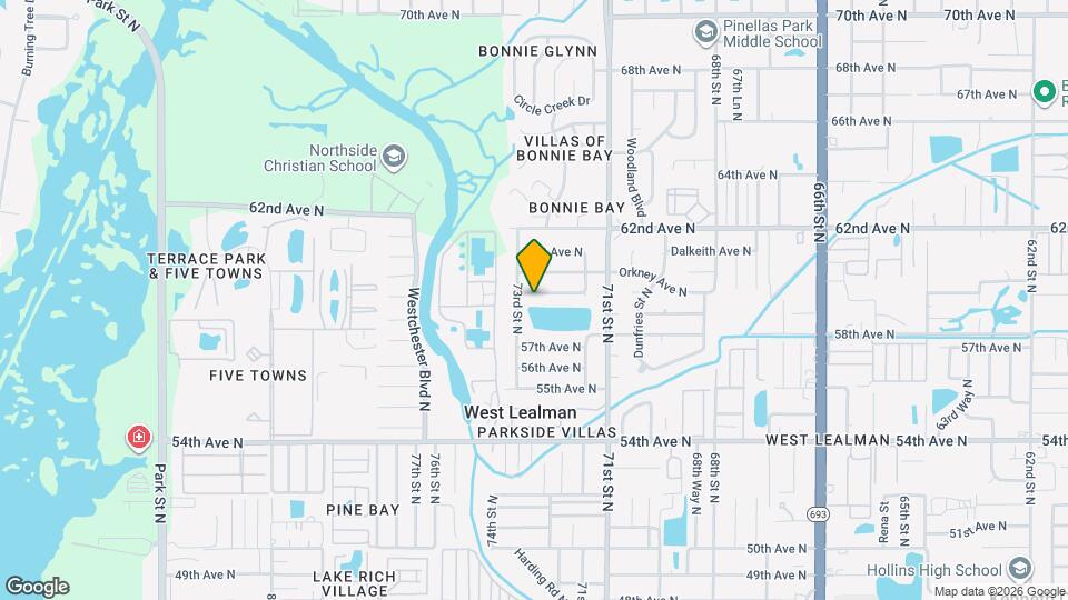 7280 60th Ave N Map and Location Details