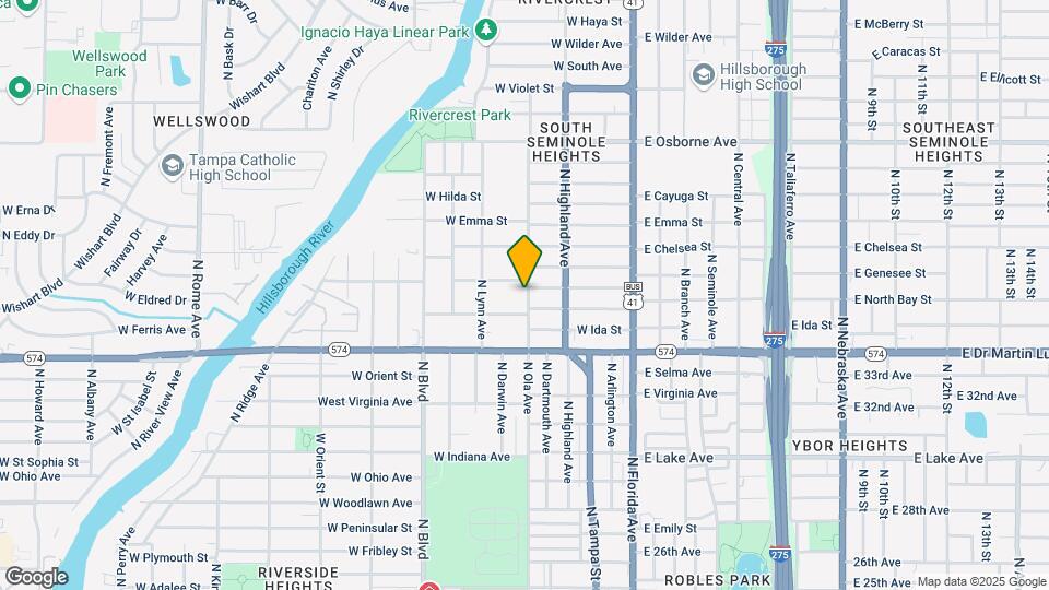 4104 N Ola Ave Map and Location Details