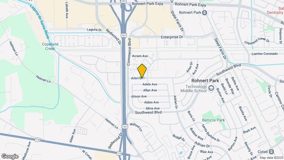 153 Arlen Dr Map and Location Details