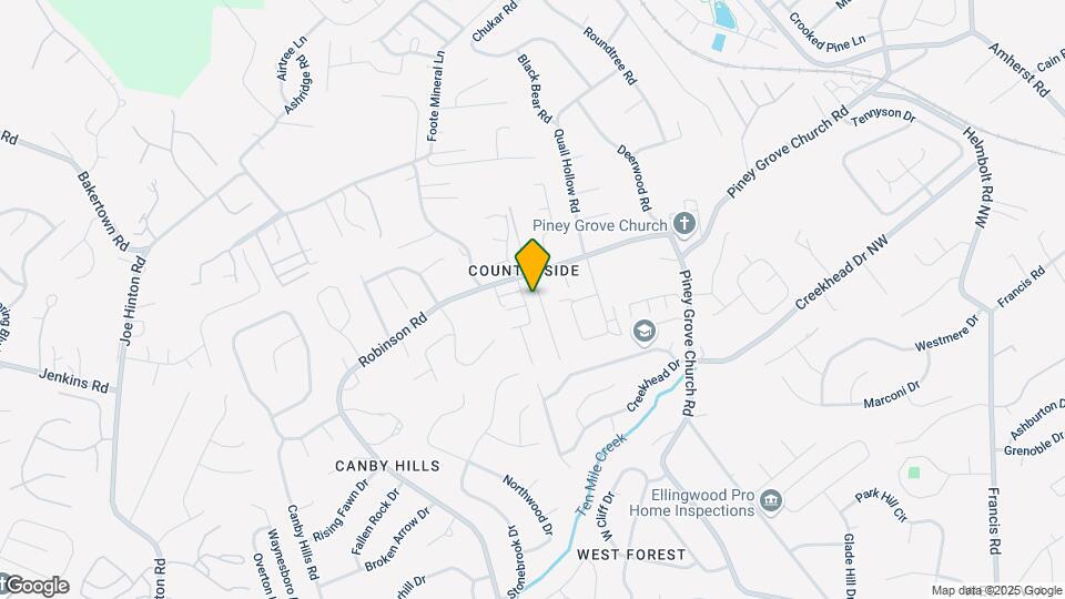 2049 Countryhill Ln Mapa y Detalles de la Ubicación