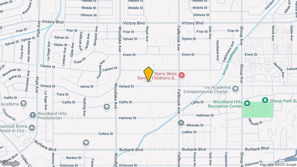 22965 Oxnard St Map and Location Details