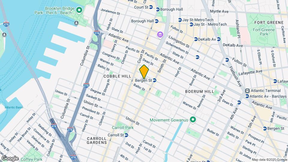 283 Warren St Map and Location Details