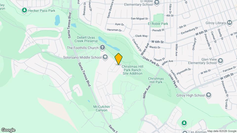 1561 Castlewood Pl Map and Location Details