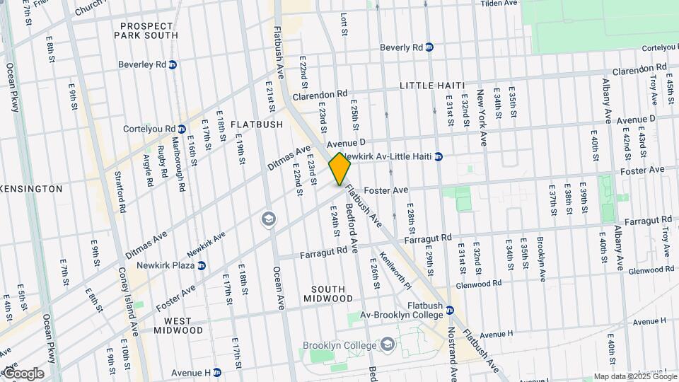 2347 Foster Ave Mapa y Detalles de la Ubicación