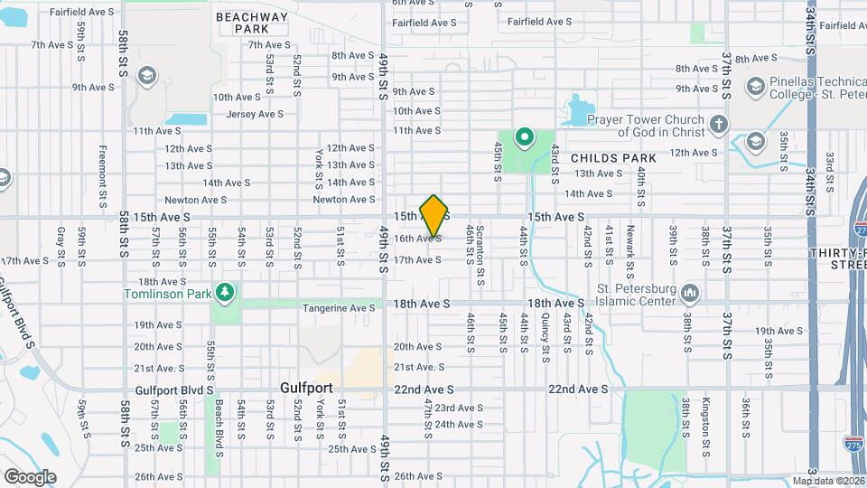 4684 16th Ave S Map and Location Details