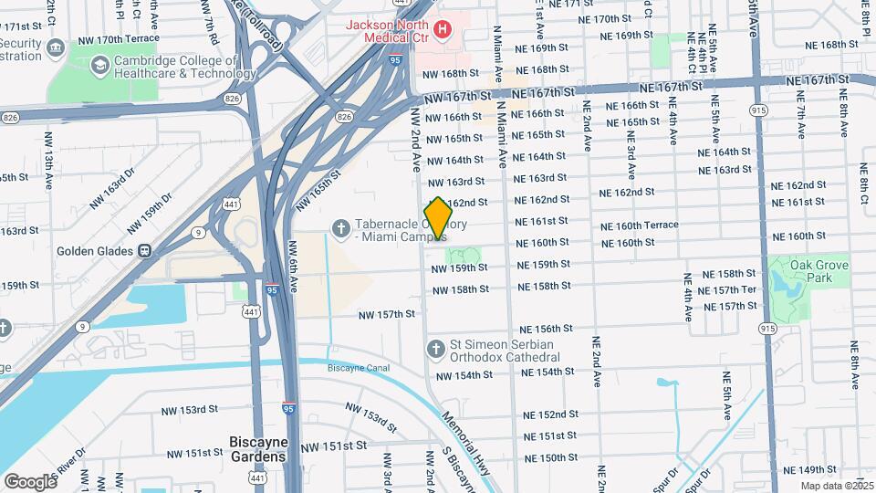 175 NW 160th St Mapa y Detalles de la Ubicación