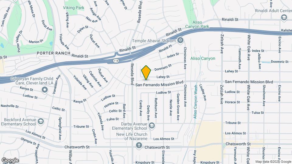 18401 San Fernando Mission Blvd Map and Location Details