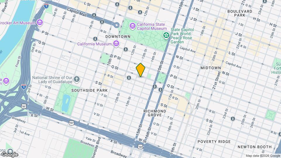 1314 Q St Map and Location Details