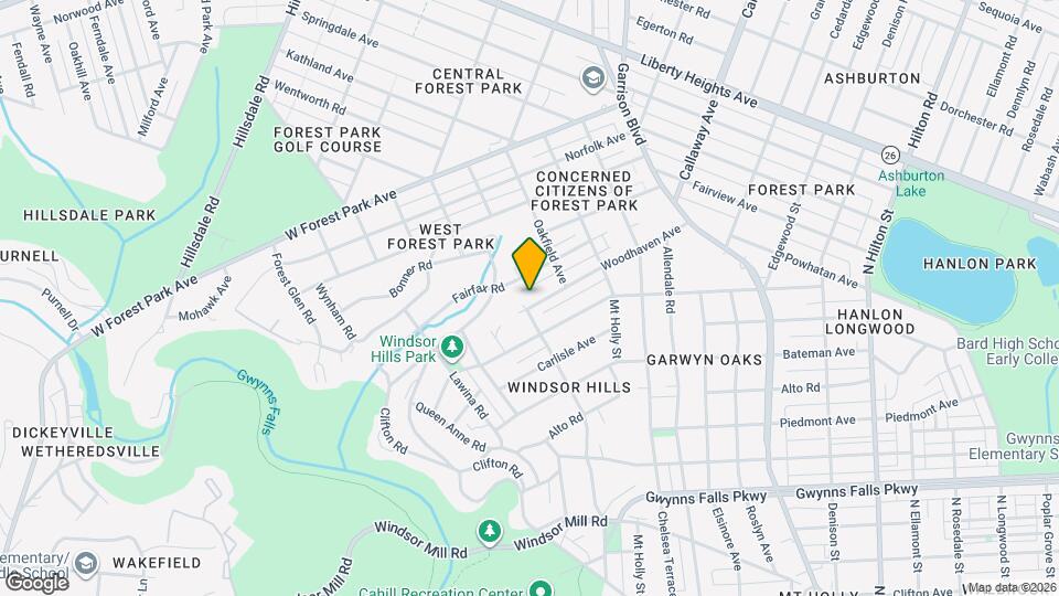 4130 Woodhaven Ave, Unit 1 Bedroom Apartment Map and Location Details