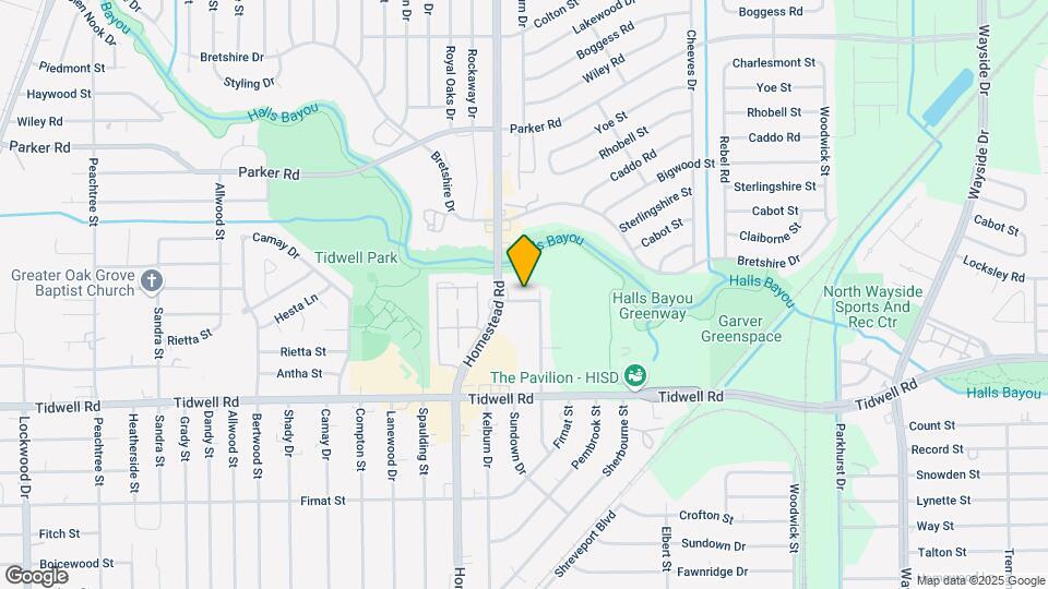 7201 Hallshire Dr Map and Location Details