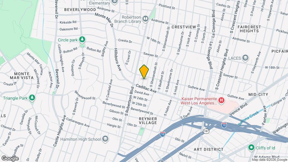 2020 S Preuss Rd Map and Location Details