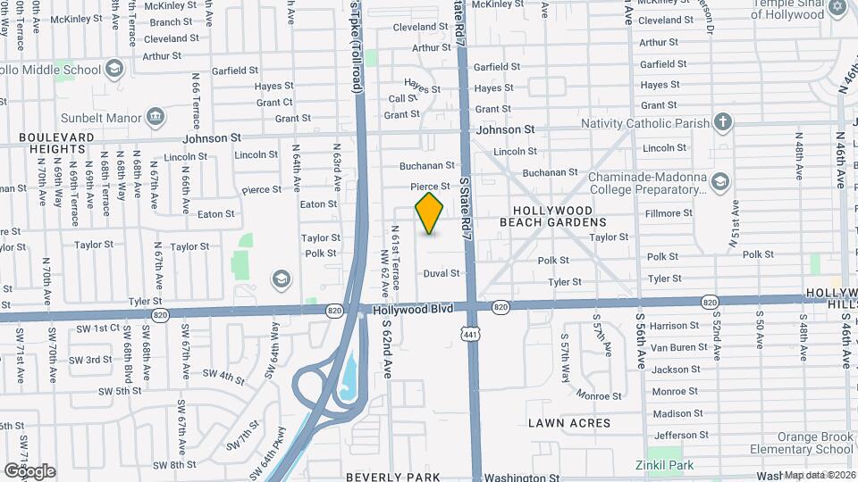 400 NW 60th Way Map and Location Details