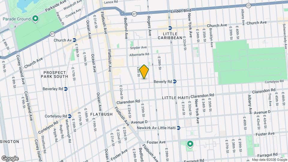 2519 Beverley Rd, Unit 1 Mapa y Detalles de la Ubicación