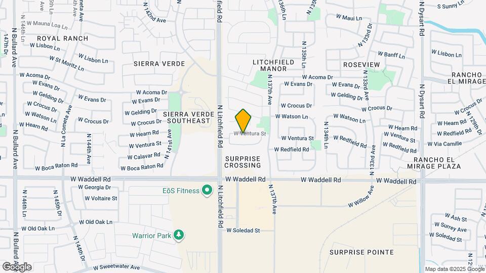 13813 W Ventura St Map and Location Details