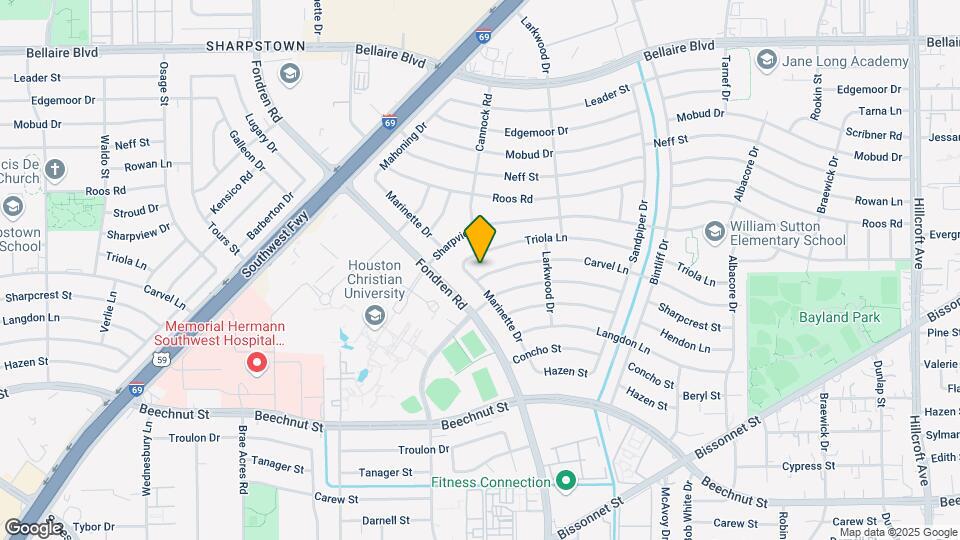 7150 Carvel Ln Map and Location Details