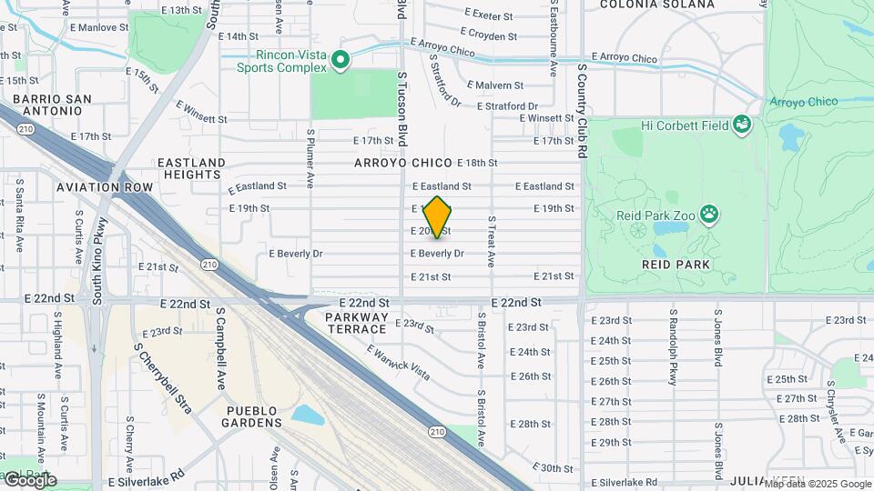 2607 E Beverly Dr Map and Location Details