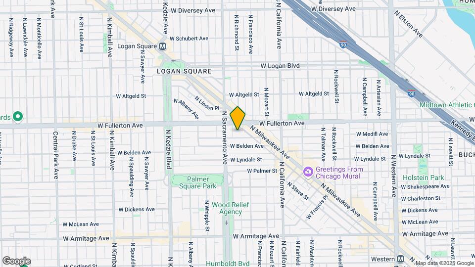2934 W Medill Ave Map and Location Details