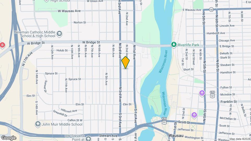 322 N 2nd Ave Map and Location Details