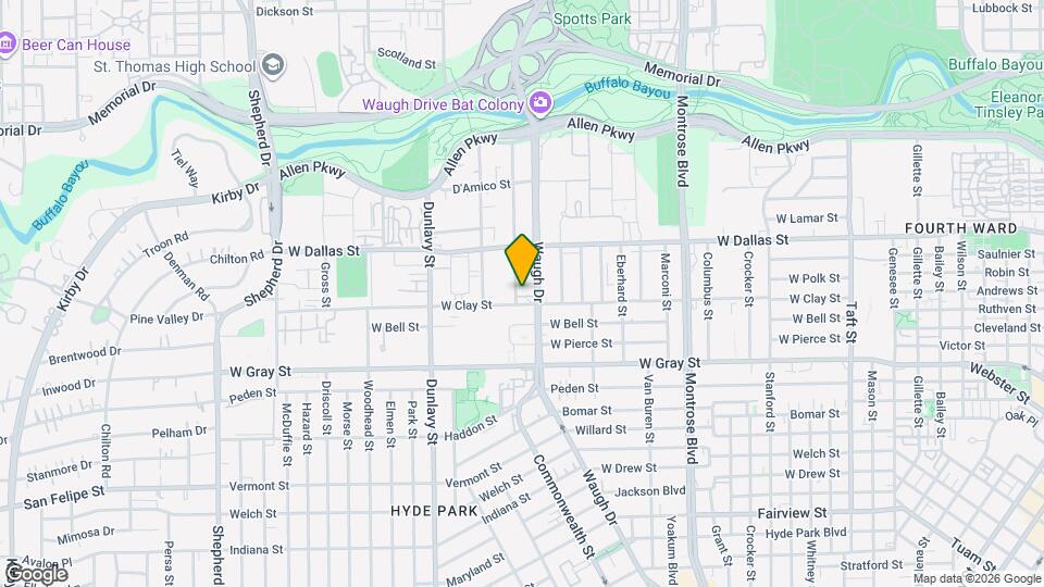 1211 Rosine St Mapa y Detalles de la Ubicación