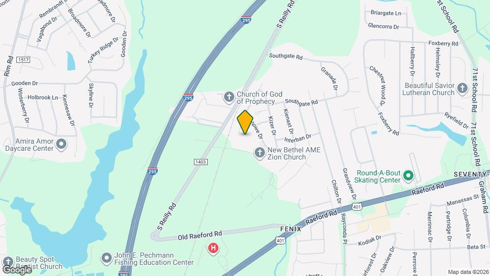 6809 Kingsgate Dr Map and Location Details