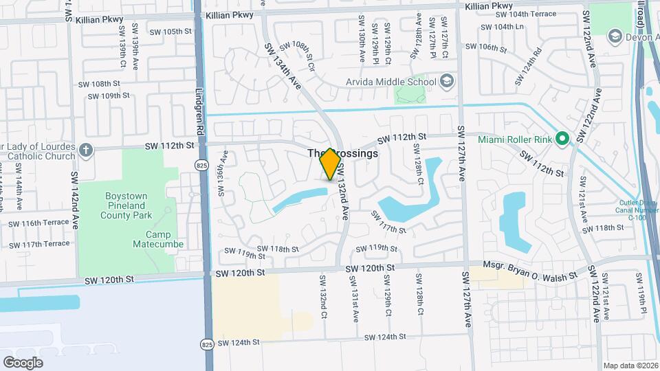 13250 SW 114th Terrace Map and Location Details