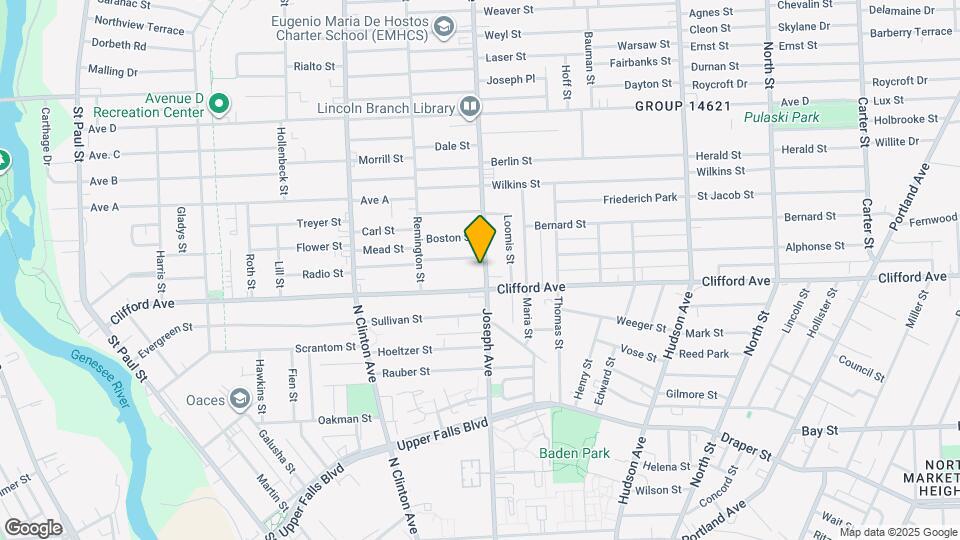 621 Joseph Ave Map and Location Details