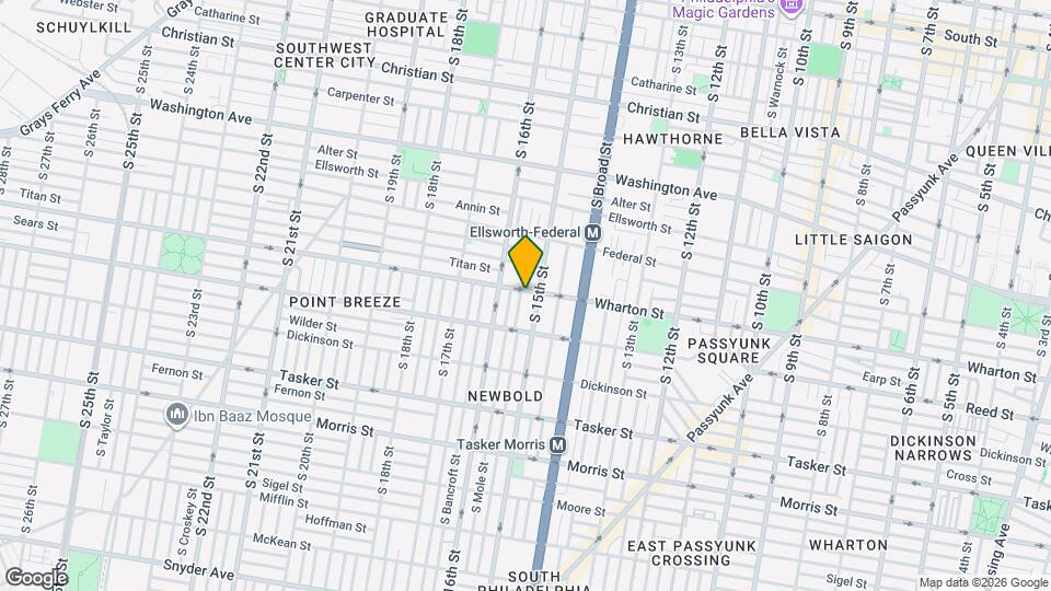 1512 Wharton St Map and Location Details
