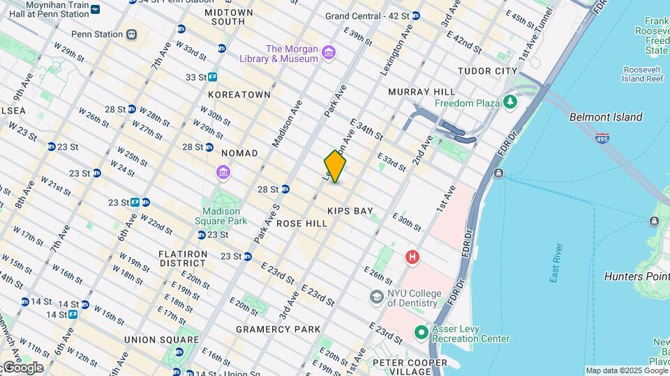 144 E 30th St Mapa y Detalles de la Ubicación