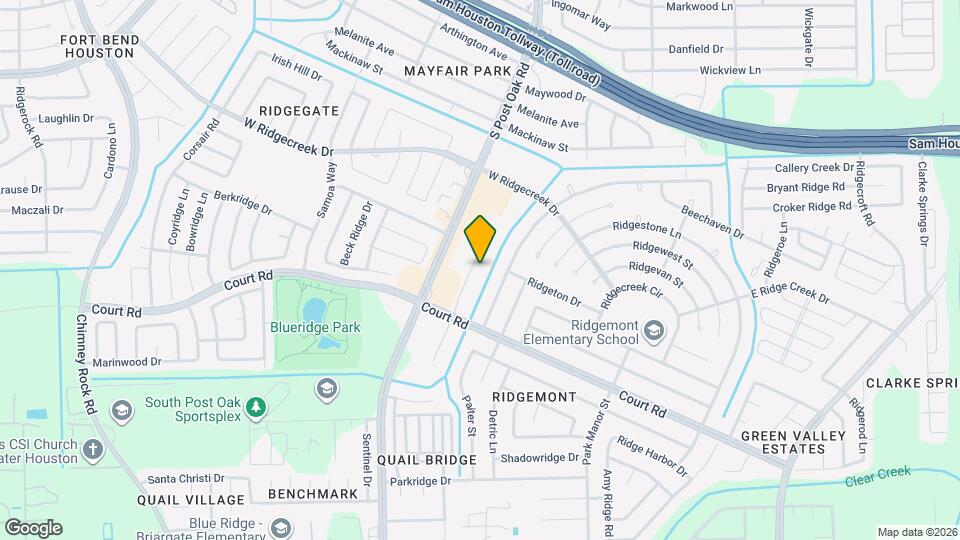 16139 Bantam Ridge Ct Map and Location Details