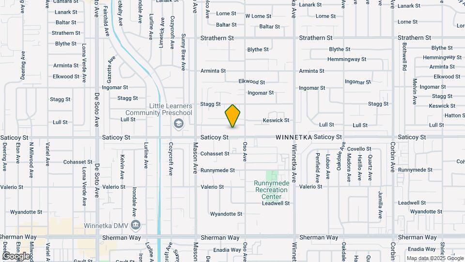 20327 Saticoy St Map and Location Details