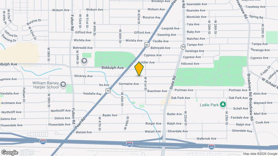 4123 Stickney Ave Map and Location Details