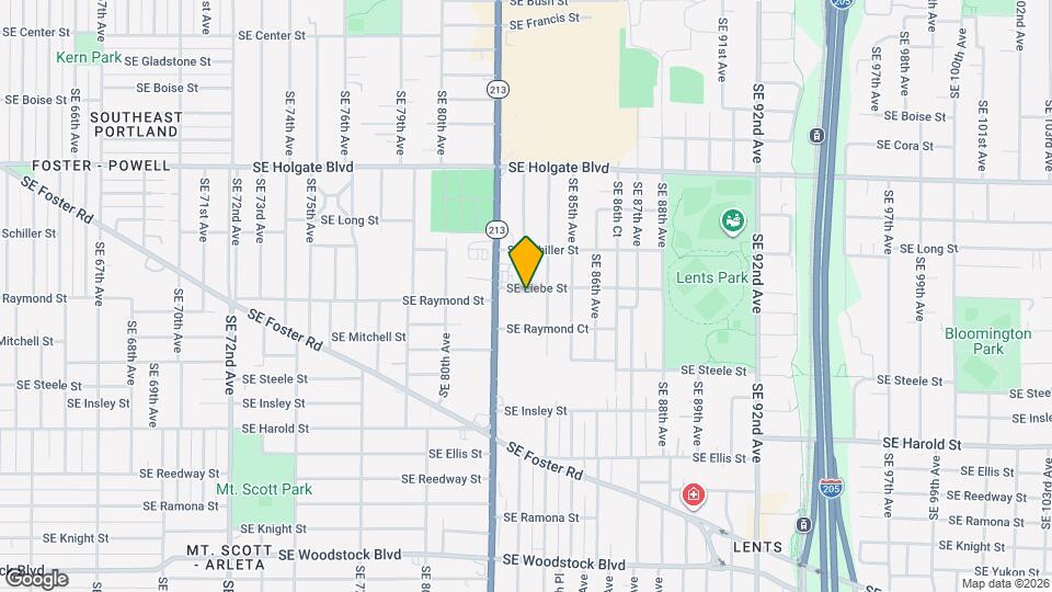8238 SE Liebe St Map and Location Details